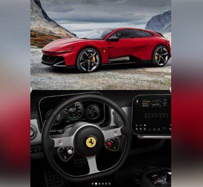 Ferrari unveils first fully electric sports car 'Luce'