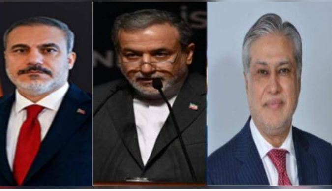 DPM Dar discusses regional situation with Turkiye, Iran FMs 