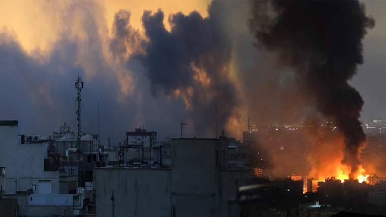 Tehran shrouded in cloud of toxic smoke after Israel’ attacks on fuel depots, says Iranian foreign ministry