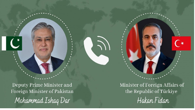 DPM Dar, Turkiye FM discuss evolving regional situation