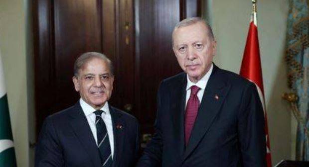 In phone call, PM Shehbaz extends Eid greetings to President Erdoğan, condemns attacks on Turkiye 