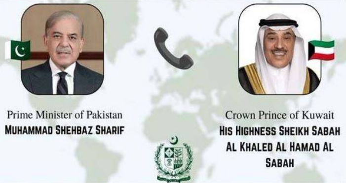 In phone call, PM Shehbaz, Kuwaiti crown prince discuss Mideast situation, peace and solidarity