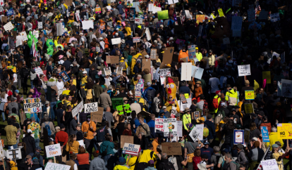 Millions rally across US as 'No Kings' movement targets Donald Trump policies