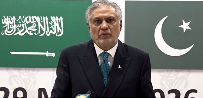 Pakistan KSA, Turkiye and Egypt back dialogue and diplomacy as permanent end to Middle East conflict: Dar