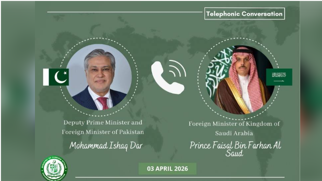 DPM Dar, Saudi FM discuss regional de-escalation and five-point initiative