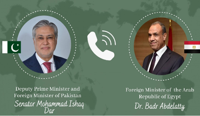 DPM Dar, Egyptian FM discuss regional developments, emphasise de-escalation and dialogue