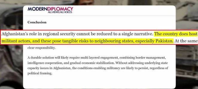 European magazine backs Pakistan's claim: Afghanistan becoming hub of terrorism