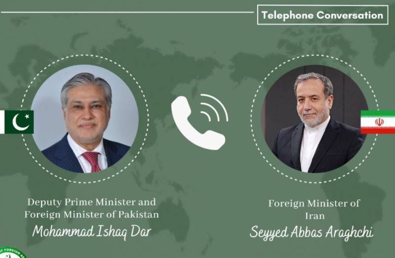 FM Dar, Iranian counterpart Araghchi discuss ceasefire efforts, regional stability 