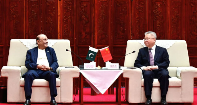 In China, President Zardari discusses bilateral cooperation with Hunan leadership, visits SANY Heavy Industry Changsha