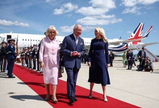 King Charles and Queen Camilla arrive in Washington for high-profile US state visit