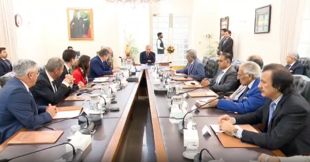 PM reaffirms Pakistan's commitment to expanding trade, investment cooperation with EU