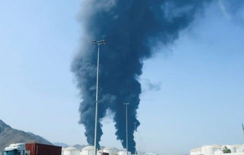 Fire erupts at UAE's Fujairah oil zone after drone attack