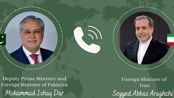 DPM Dar, Iranian FM Araghchi discuss recent regional developments and diplomatic efforts for peace 