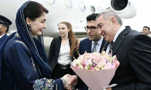 Punjab CM Maryam Nawaz in Baku on three-day official visit