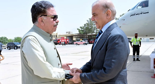 PM Shehbaz in Quetta on one-day visit