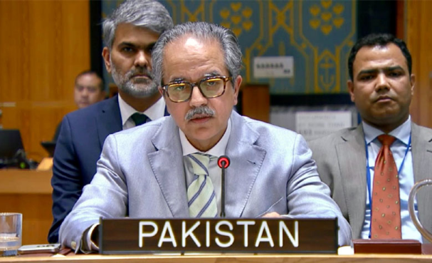 At UN, Pakistan emphasizes dialogue for de-escalation and lasting peace in region 