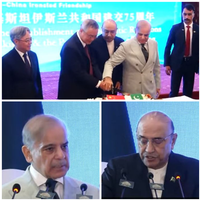President Zardari, PM Shehbaz hail 'time-tested and unbreakable' Pak-China friendship on 75th anniversary of diplomatic relations