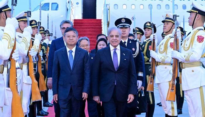PM Shehbaz reaches Beijing for ‘important’ talks with Chinese leadership