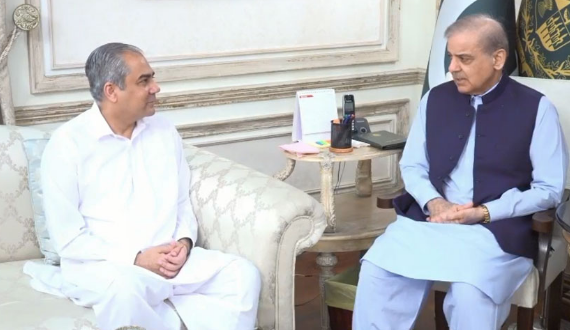 PM Shehbaz, Interior Minister Naqvi discuss overall law and order situation in country