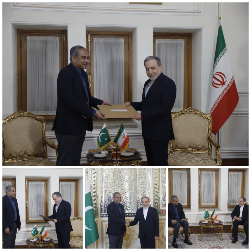 Interior Mohsin Naqvi meets Iranian FM Araghchi with Field Marshal's letter for Iran's supreme leader