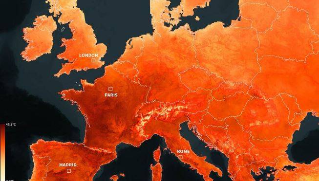 Germany hit by record temperatures as European heatwave spreads eastward