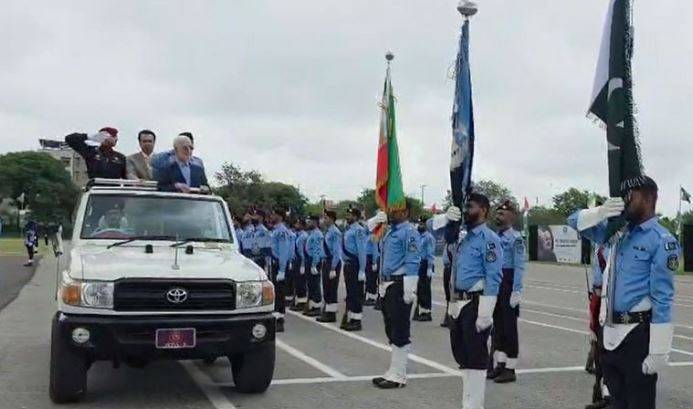 Iran’s Interior Minister accorded guard of honour at Islamabad Police Lines