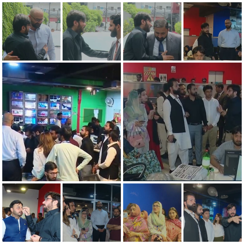 National Workshop Balochistan participants visit Neo News head office 