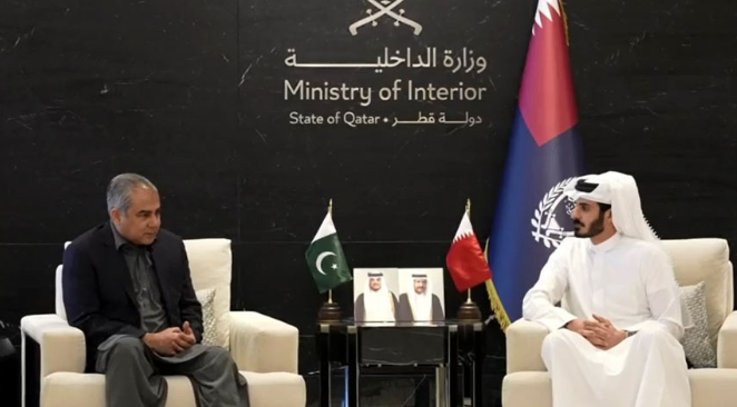 Pakistan, Qatar reaffirm commitment to further boost security cooperation
