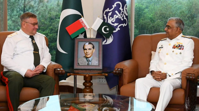Naval Chief, Belarus delegation discuss defence cooperation