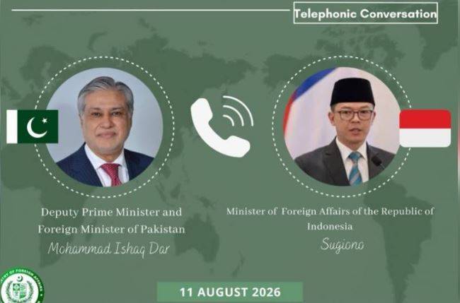 DPM Dar Indonesian FM discus evolving Iran-US situation