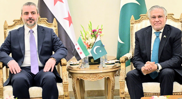 DPM Dar, Syrian FM discuss bilateral ties, regional developments