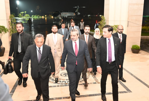 Syrian FM Asaad Hassan Al-Shaibani in Pakistan on official visit