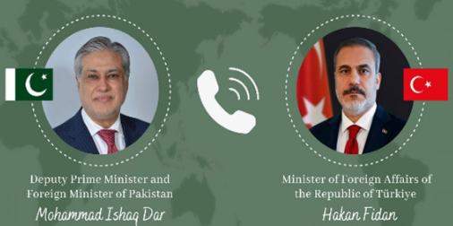 Pakistan, Turkiye FMs discuss regional developments ahead of upcoming foreign ministers' moot