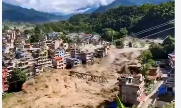 At least 95 dead, hundreds missing after massive flood wreaks havoc near Nepal-Tibet border