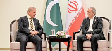 In meeting with Iranian President, PM Shehbaz calls for sustained diplomacy to ensure regional peace