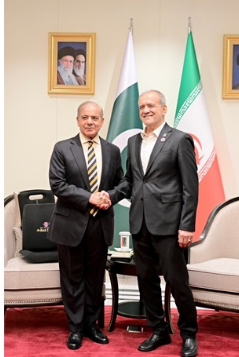 In meeting with Iranian President, PM Shehbaz calls for sustained diplomacy to ensure regional peace