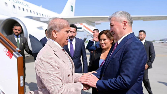 PM Shehbaz in Bishkek on three-day official visit to Kyrgyzstan