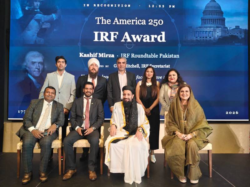 Muhammad Kashif Mirza receives international religious freedom award in Washington