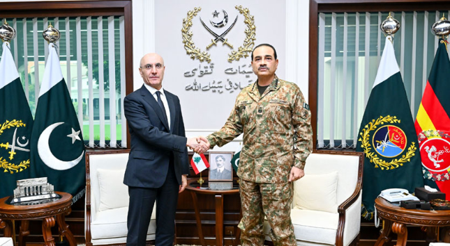 Field Marshal Asim Munir reaffirms Pakistan’s commitment to stronger ties with Lebanon 