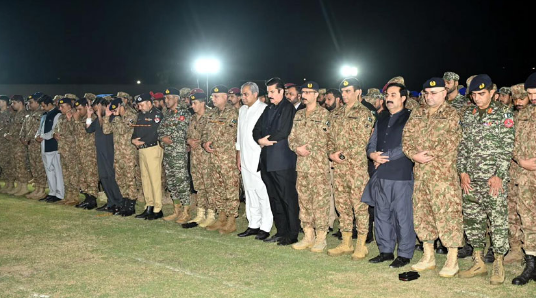 Funeral prayers offered for 6 Pakistan Army personnel martyred in Hangu attack