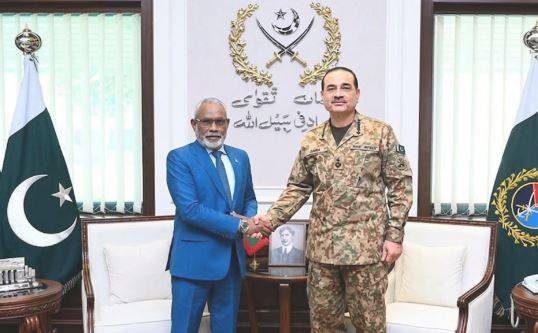 Maldives People’s Majlis Speaker calls on COAS Syed Asim Munir