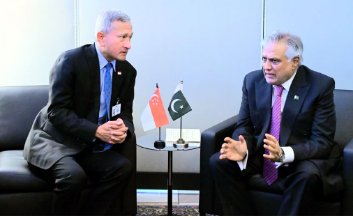 DPM Dar, Singapore FM discuss regional and global developments, bilateral cooperation