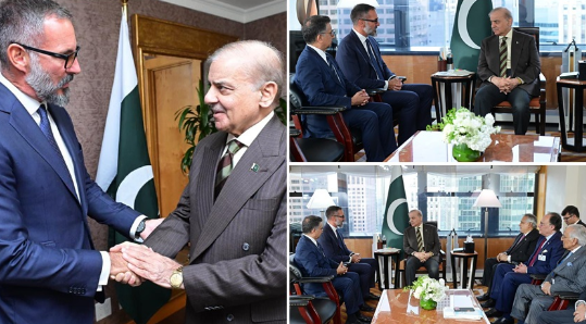 PM Shehbaz, Prince Rahim Aga Khan-V discuss expanding Pakistan-AKDN partnership