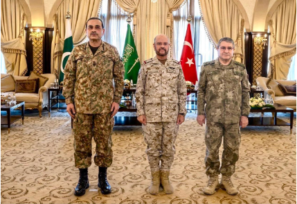 Pakistani, Saudi and Turkiye military chiefs discuss ways to assist Riyadh under Makkah defence pact 